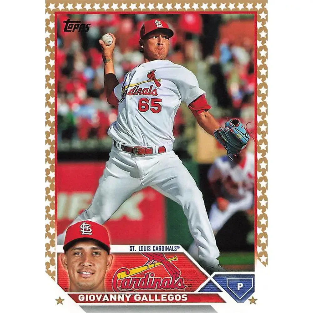2023 Topps Gold Star Giovanny Gallegos #13 St. Louis Cardinals